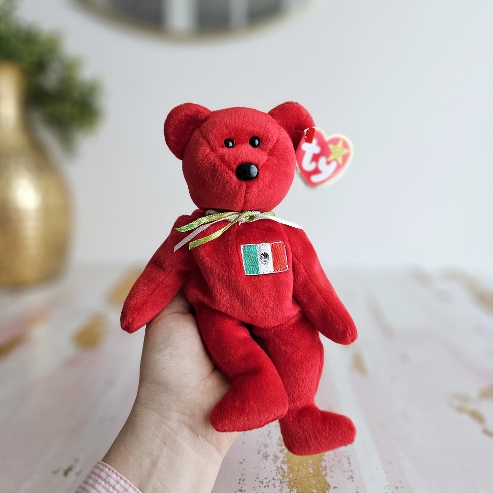 Vintage TY Beanie Babies Collection 1999 Osito Bear Excellent Condition, Retired